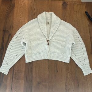 Free People cropped cardigan sweater